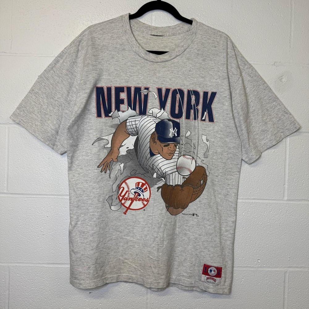 Vintage 90's New York Yankees Nutmeg Breakthrough T-Shirt XL MLB Baseball